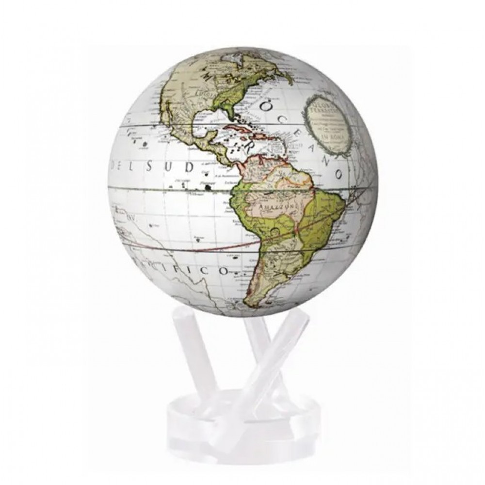 Гиро-глобус Solar Globe Mova Terra Incognitta 11.4 см Белый Киев - изображение 1