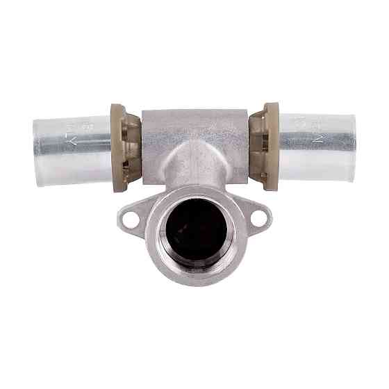 Прес-фітинг Icma-трійник 1/2" ух16 настінний прохідний No 422 Київ