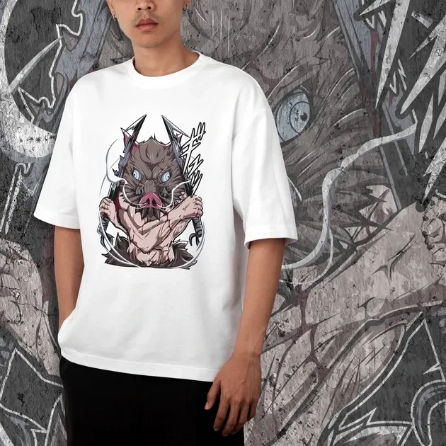 Футболка для подростка мальчика с принтом Клинок, рассекающий демонов Іноске Хашибіра 3 WE Размер 160 Anime10354 Днепр - изображение 3