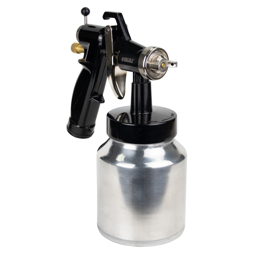 Фарборозпилювач електричний HVLP 450 Вт Ø 1.4/1.8 мм 230-290 мл/хв н/б 1000 мл SIGMA (6816011) Київ - фото 2