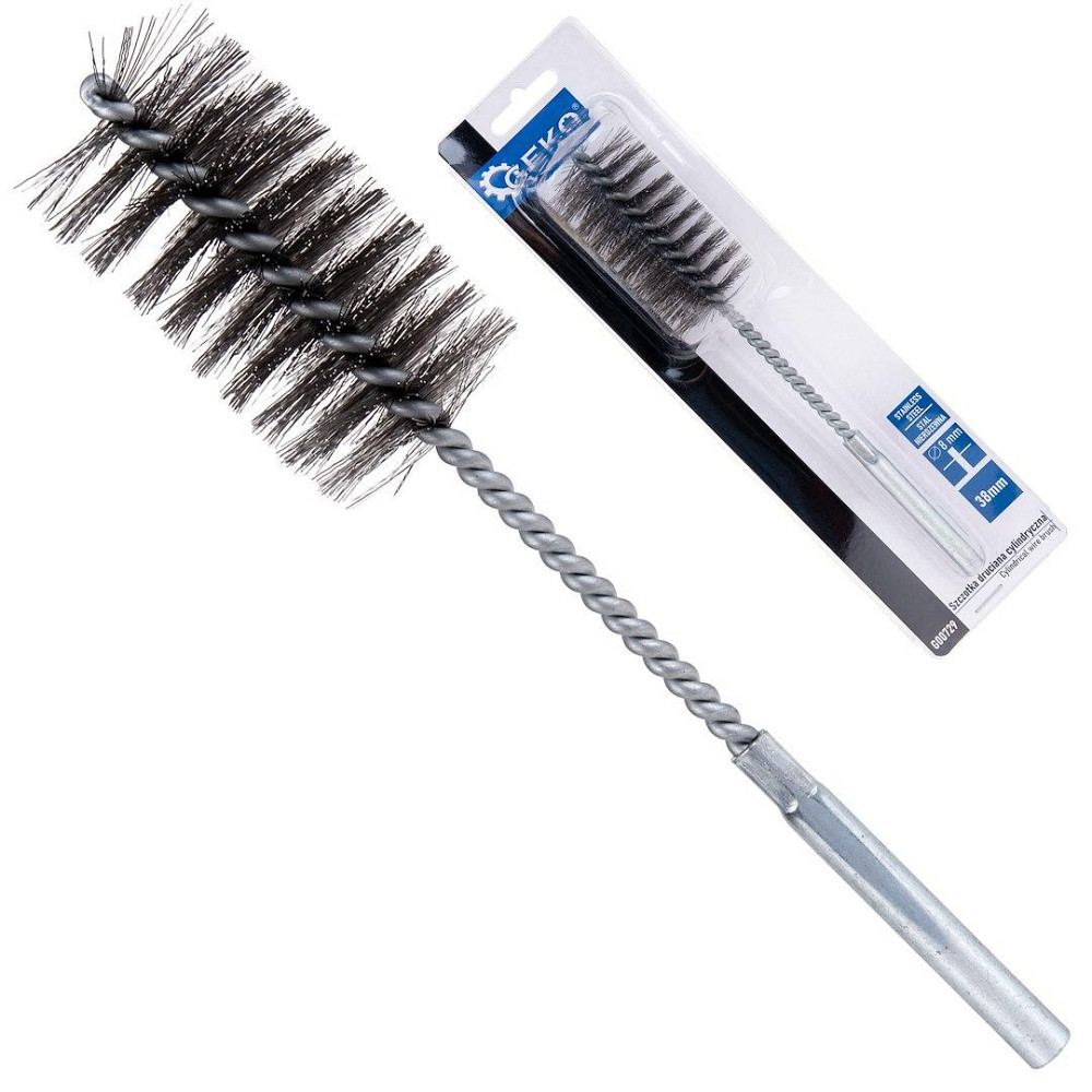 Йоржик дротяний "GeKo" з нержавійки загальною довжиною 200мм, довжиною йоржика 70мм, діаметром 38мм Киев - изображение 1