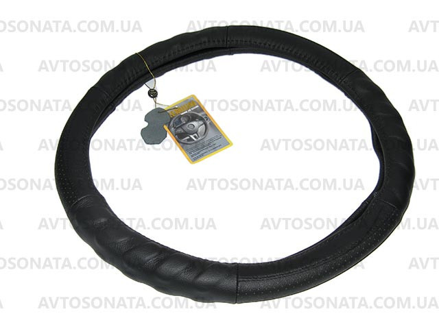 Оплетка кожа 250 BK L черная перфориров под пальци Винница - изображение 2