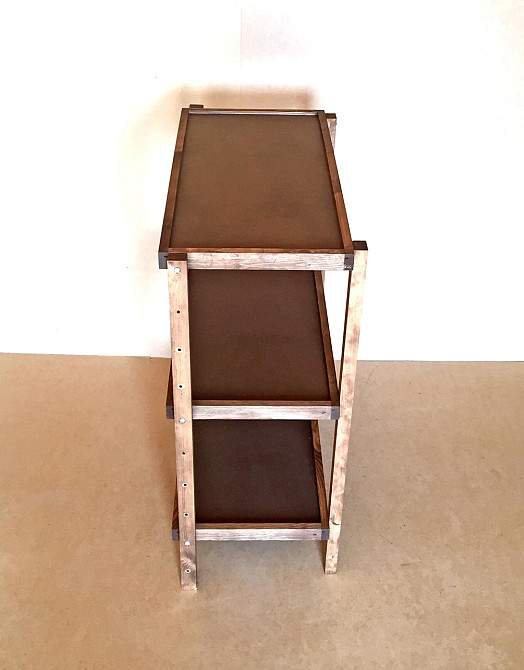 Етажерка розбірна "Честер" 3 полиці 40х80х100 капучино Миколаїв - фото 3