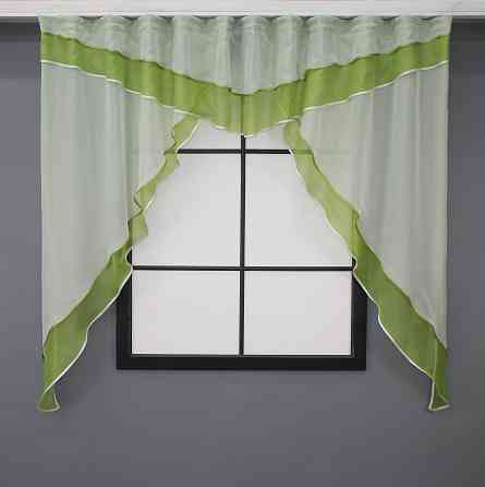 Кухонный комплект VR-Textil № 00к оливковый с белым 280х155 см (59-854) Киев