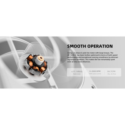 Кулер для корпуса ID-Cooling AF-1230-W Винница - изображение 5