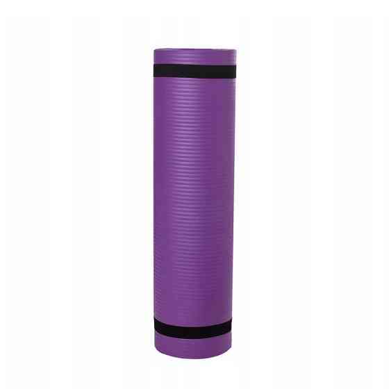 Килимок для йоги та фітнесу Power System PS-4017 NBR Fitness Yoga Mat Plus Purple (180х61х1) Луцьк