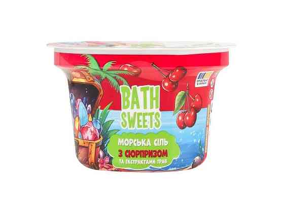 Соль для ванны 200г Морская Ягодное море ТМ BATH SWEETS Киев