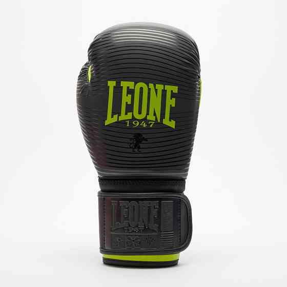 Боксерські рукавиці Leone GN313 WAVES Black 12 унцій (капу в комплекті) Кам'янське