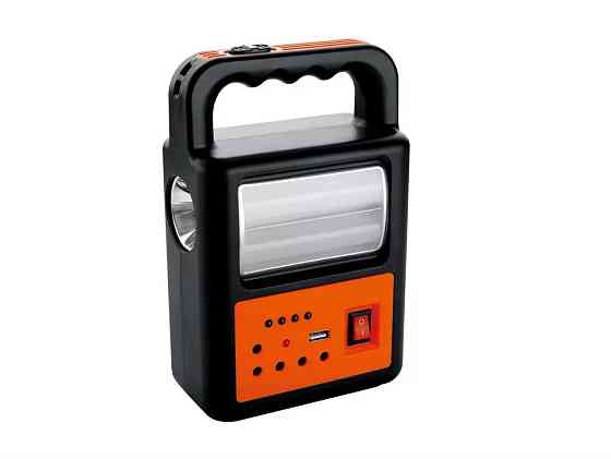 Фонарик с солнечной панелью и режимом PowerBank HTC Ghtc-3000 10W портативный аккумуляторный фонарь Каменец-Подольский