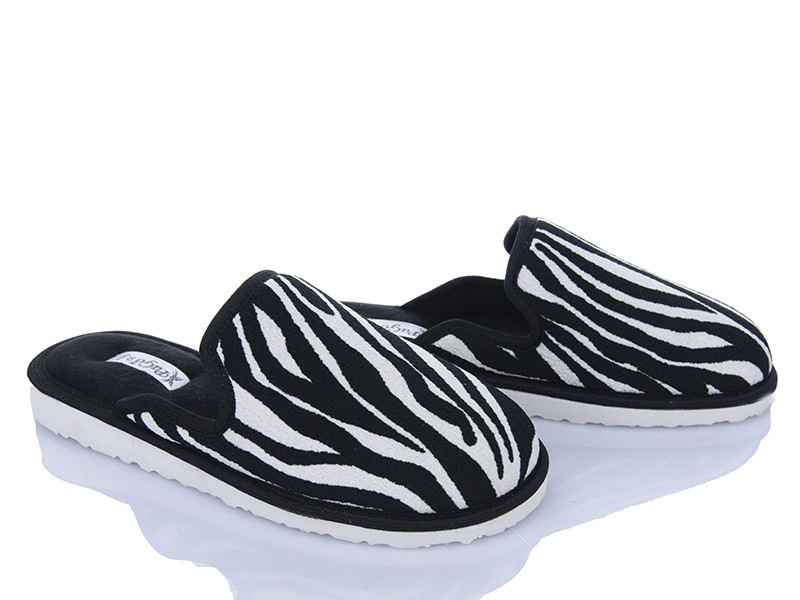 Тапочки женские домашние PaGo Зебра закрытый носок Одесса - изображение 12