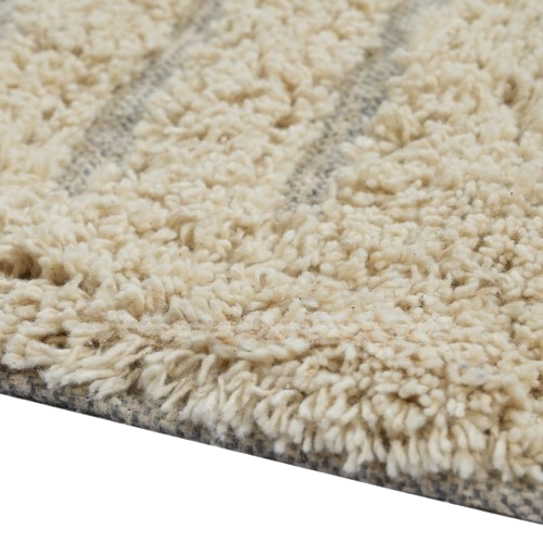 Килимок для підлоги туалетних та ванних кімнат СОФТА 45x75 TM Dariana бежевий з лініями Житомир - фото 2