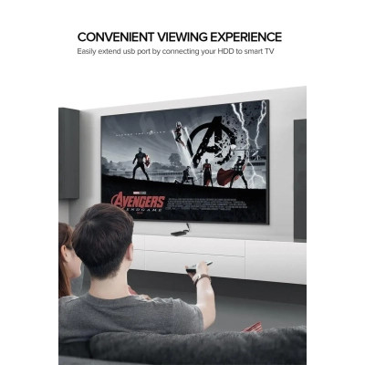 Дата кабель USB 3.0 AM/AF 1.0m US129 black Ugreen (10368) Вінниця - фото 8