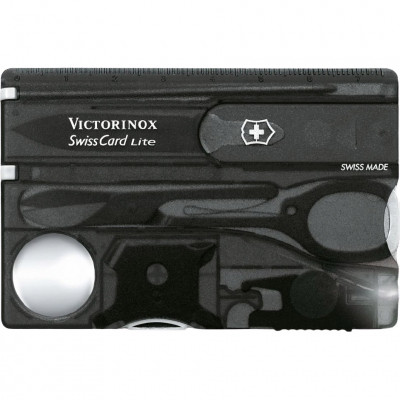 Мультитул Victorinox SwissCard Lite Transparent Black Blister (0.7333.T3B1) Вінниця - фото 6