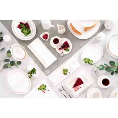 Тарелка Ardesto Imola Dessert Quadrate 23x23 см (AR3715) Винница