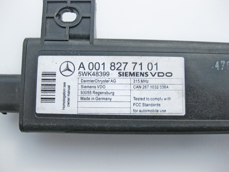 Mercedes-Benz  A0018277101 Антена контролю тиску шин RDK S-Class W221 E-Class W211 CL C216 CLS C219 SL R230 SLR C199 Одесса - изображение 3