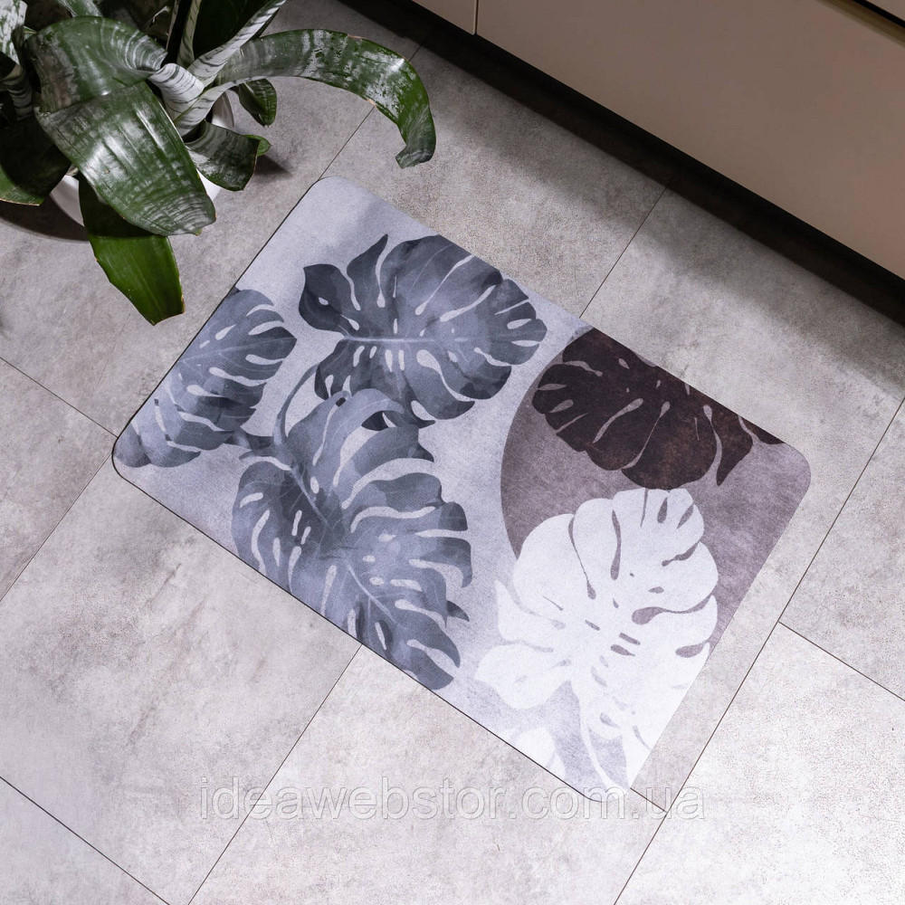 Килимок діатомітовий Monstera 58*38 см прямокутний Yiwu HP-42-94 Київ - фото 2