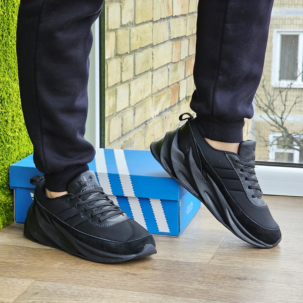Термо Кроссовки Adidas $harks Мужские Адидас Акулы Черные Еврозима (размеры:41,42,43,44,45) Видео Обзор - 34-3 Днепр - изображение 10