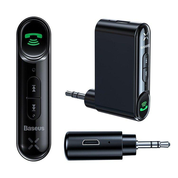 Bluetooth 5.1 приемник Baseus Type 7 c AUX выходом 3.5 мм с микрофоном для автомагнитол, колонок WXQY-01 Николаев - изображение 2
