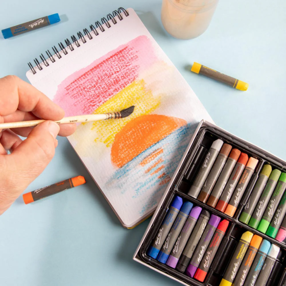 Пастель олійна водорозчинна Mont Marte, Signature упаковка 24шт Кам'янець-Подільський