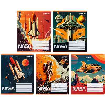 Зошит Kite NASA 12 аркушів, лінія (NS24-234) Вінниця