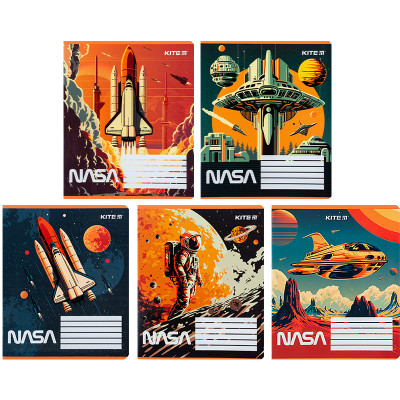 Зошит Kite NASA 12 аркушів, лінія (NS24-234) Вінниця - фото 1