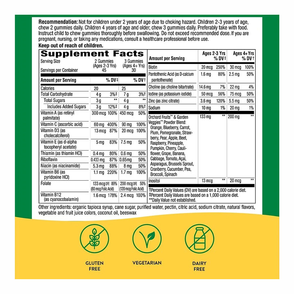 Premium Kids Multivitamin - 90 gummies Cherry, Orange Grape Луцк - изображение 2