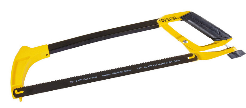 Ножівка для металу MASTERTOOL 300 мм, алюмінієва ручка, кут нахилу полотна 45-90°, flex полотно 25 мм Рівне - фото 1