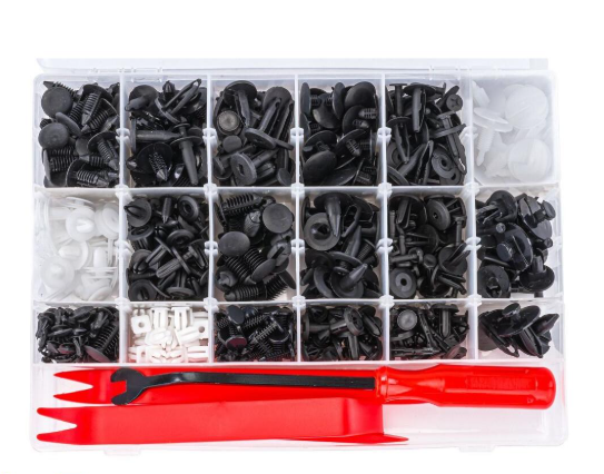 Универсальный набор крепежей для авто, 435 шт. Киев