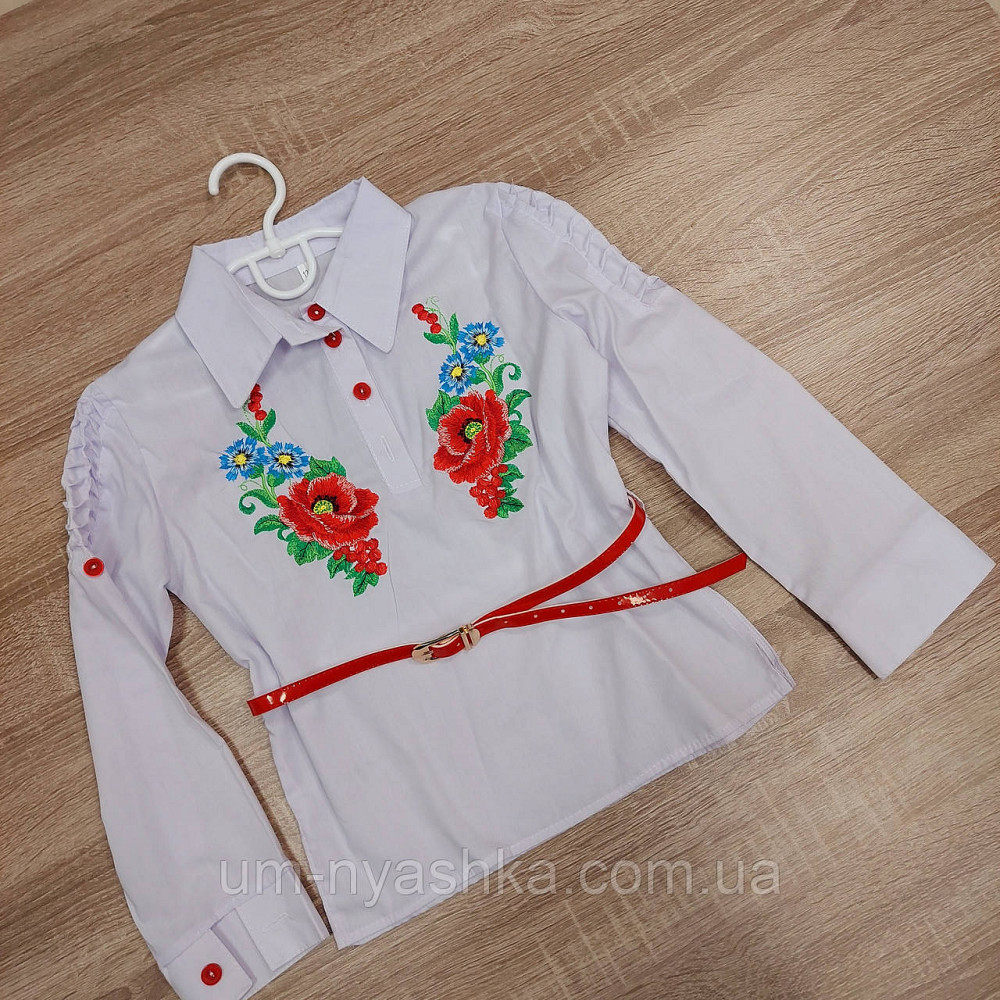 Шкільна сорочка з вишивкою 134-158 Кривой Рог - изображение 1