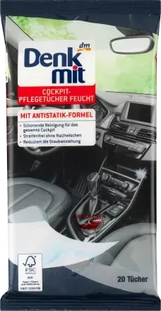 Denk mit , Влажные салфетки для ухода за автомобилем 20шт Denkmit Feuchte Reinigungstücher für Autop Львов - изображение 1