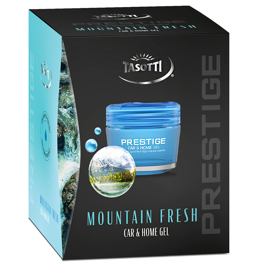 Ароматизатор для авто гелевий "Gel Prestige" Mountain Fresh (Гірська свіжість) 50мл Tasotti Київ - фото 1