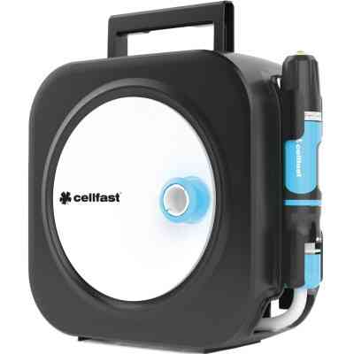 Шланг для поливу Cellfast на катушці ERGO XS, 10+2м, шланга 3/8&quot;, комплект конекторів та зрошувач ERGO (55-400) Вінниця