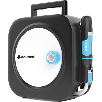 Поливочный шланг Cellfast на катушке ERGO XS, 10+2м, шланга 3/8", комплект коннекторов и ороситель ERGO (55-400) Винница - изображение 1