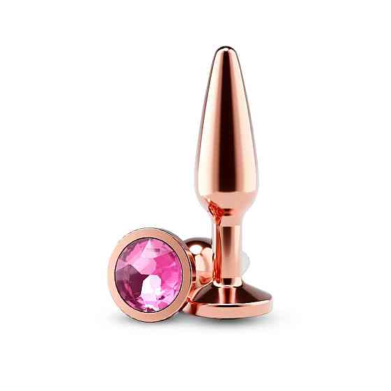 Анальна пробка NS Novelties Rear Assets — Tapered — Medium — Rose Gold — Pink Sex Aura Київ