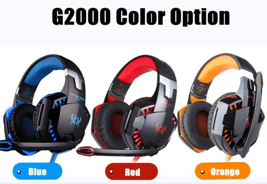 Игровые наушники Kotion Each G2000 с микрофоном и подсветкой. Харків - фото 2