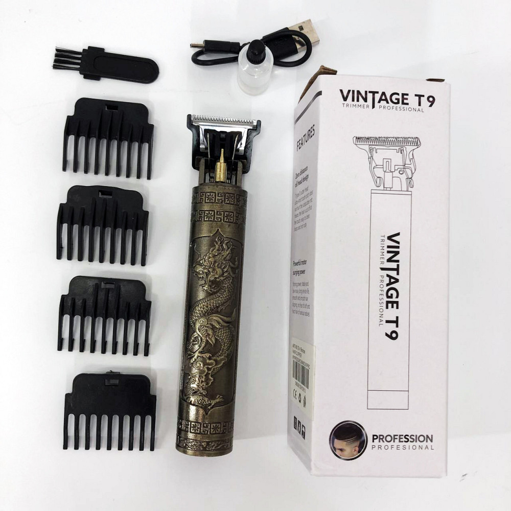 Малошумная машинка для стрижки волос Vintage, Многофункциональный триммер для стрижки волос и тела BG-59 Львов - изображение 8