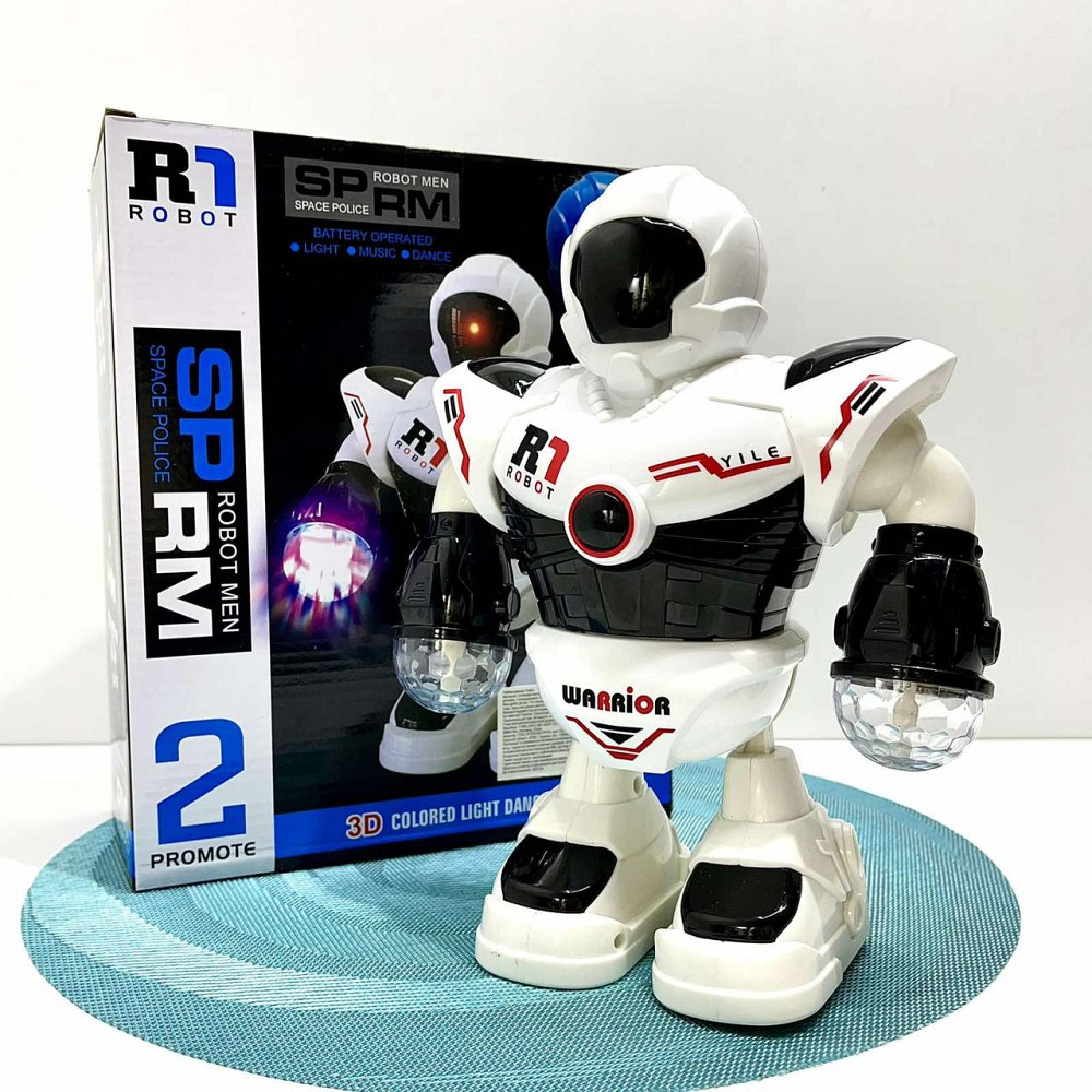 Робот Space Police танцюючий рухає руками та ногами світло звук Білий (58660) Чернигов - изображение 8
