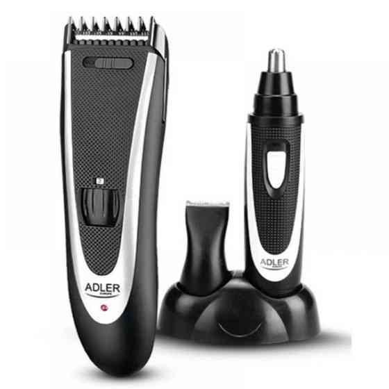 Машинка для стрижки Adler AD 2822 чоловічий тример з насадками для голови носа вух та тіла TJ-59 Львів