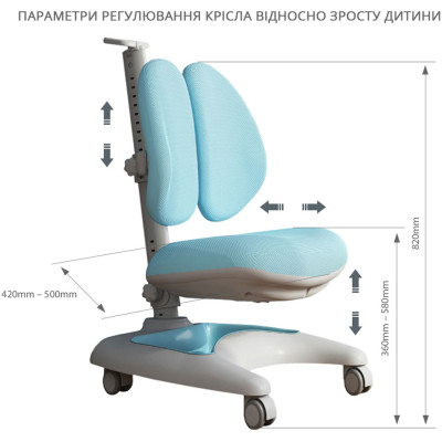 Дитяче крісло FunDesk Premio blue (222102) Вінниця - фото 3