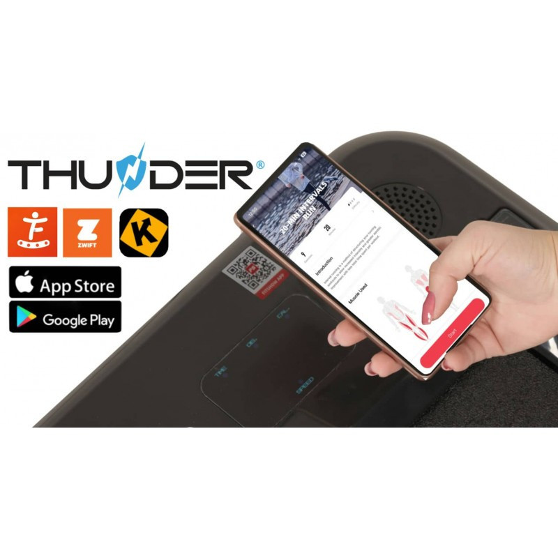 Бігова доріжка електрична THUNDER RACE-BLUE Київ - фото 7