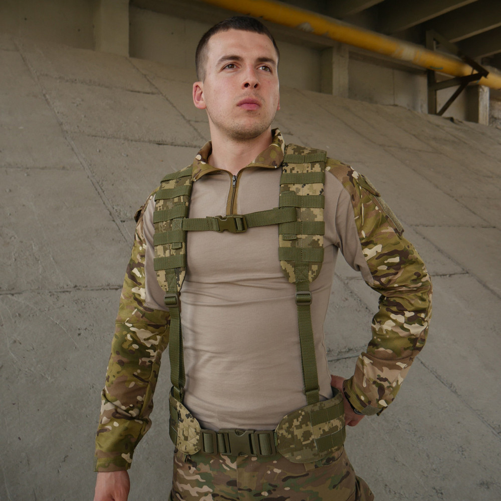 РПС Kiborg R-2 піксель. Розвантажувальна система РПС піксель, Ремінно плечова система, розгрузка Київ - фото 6