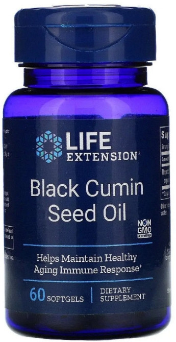 Масло черного тмина Life Extension Black Cumin 60 капс Киев - изображение 1