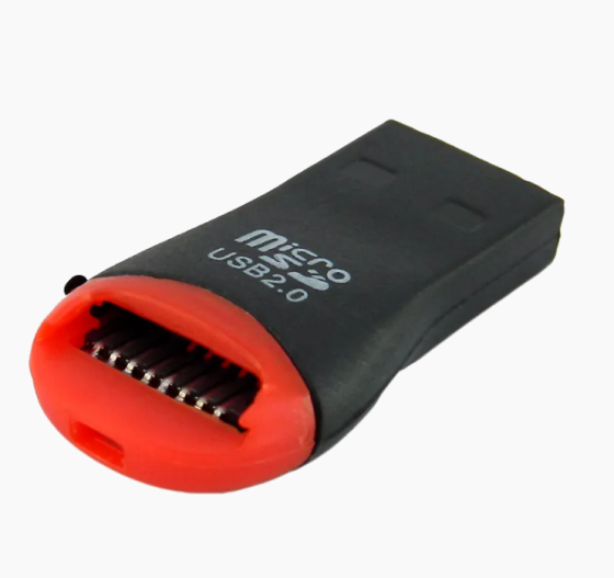 Картридер WALKER WCD-06 microSD черный/красный Житомир