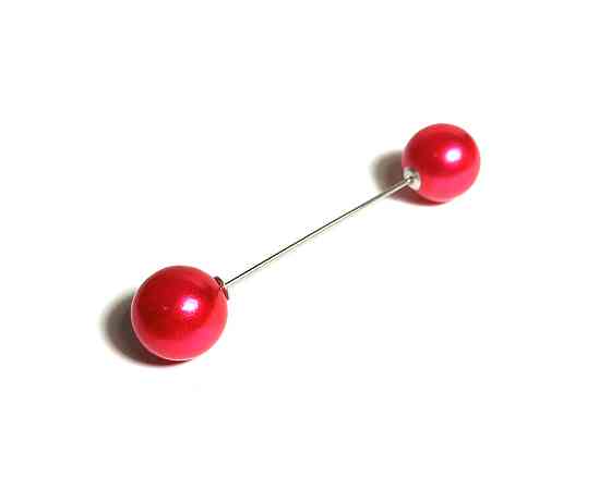 Брошь для одежды женская красная Киев