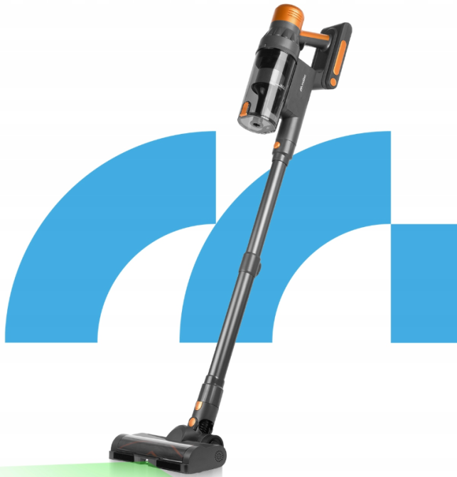 Вертикальний бездротовий пилосос без мішка з електричною щіткою та світлодіодною підствікою 3в1, 500 Вт (Польща) Київ - фото 4