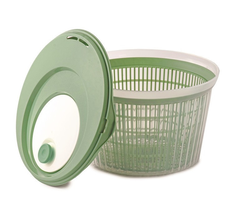 Контейнер для миття та сушки салату Snips зелений 4 л Київ - фото 3