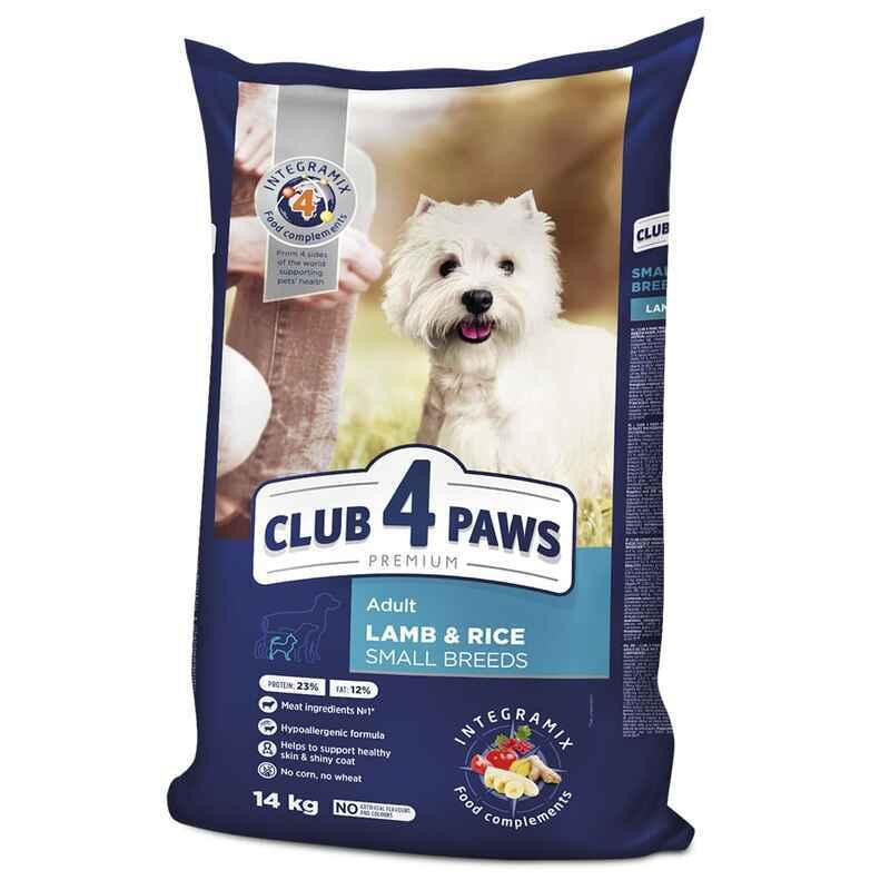 Club 4 Paws (Полуб 4 Лапи) Premium Adult Small Breed Lamb сухий корм з ягням для собак малих порід 14 кг Запоріжжя - фото 1