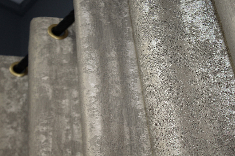 Комплект штор на люверсах VR-Textil Жакард Sultan XO № 1143ш 150х250 см 2 шт Капучино (37-0026) Київ - фото 6