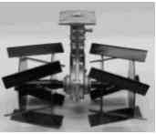 Насадка на мотокосу (культиватор-леза, 7T, D-26mm, mod 1) коса Мукачево