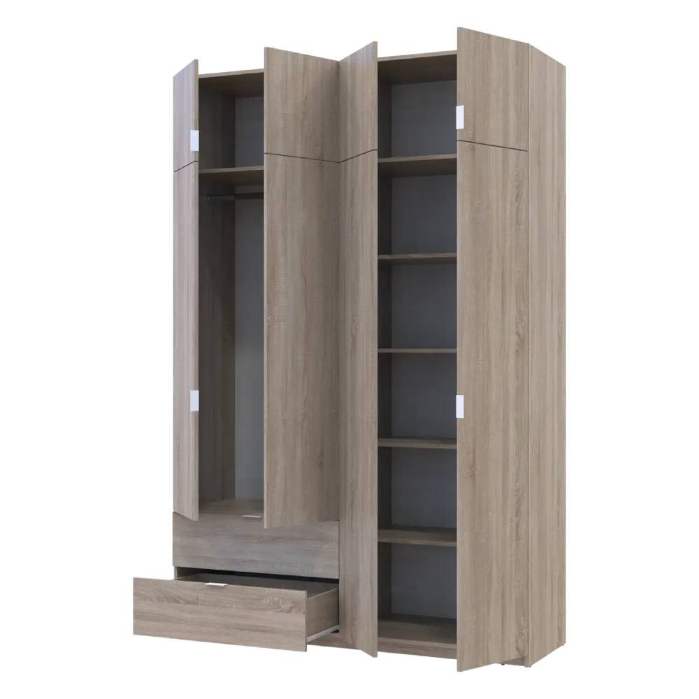 Шафа для одягу Doros Лукас Дуб Сонома 160х50х240 DRS-011619 (80737730) Львів - фото 2